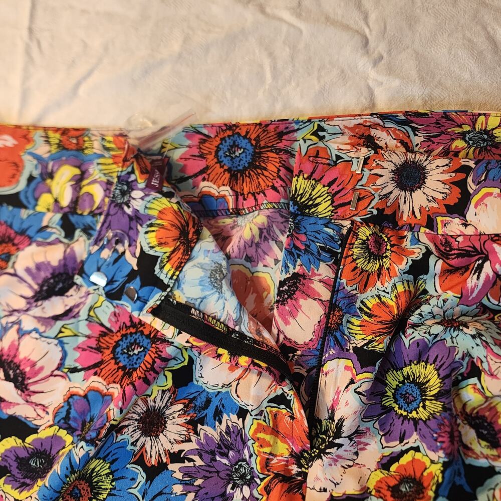 Gorgeous Jessica London Floral Skirt-Sz 20 - Picture 11 of 14